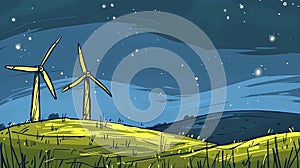 wind generators, electricity, eco-friendly fuel