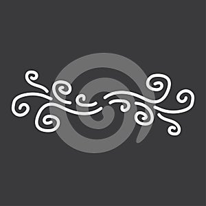 Wind logo vector template illustration