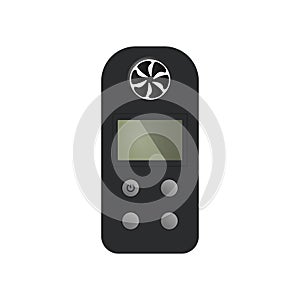 Wind meter control device.