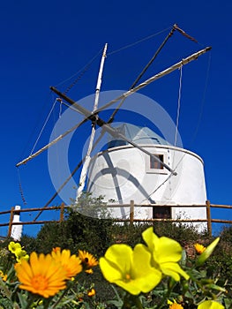 Wind mill in Algarve, Portugal