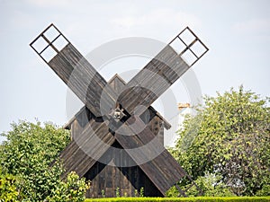 Wind mill at Celic Dere Monastery, Romania