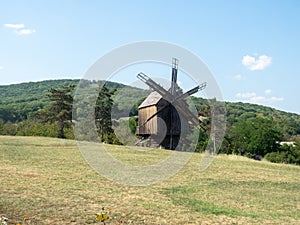 Wind mill at Celic Dere Monastery, Romania