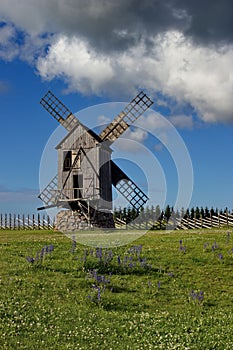 Wind mill on island Saaremaa, Estonia