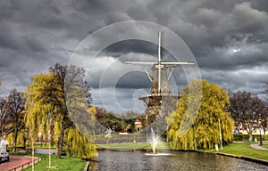 Wind mill Leiden photo