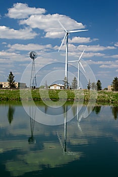 Wind Mill Reflection