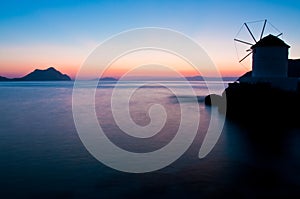 Windmill on Amorgos island