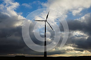 Wind mill turbine generating green energy