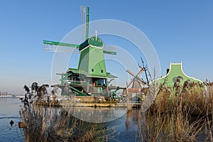 The wind mills in Zaan Schans photo
