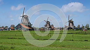 Wind mills in Zaanse Schans