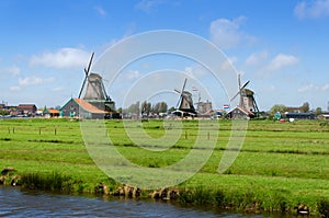 Wind mills in Zaanse Schans