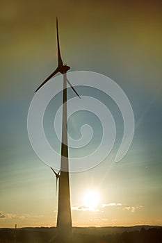 Wind plant in Europe, wind-powered generators