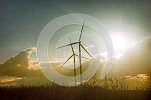 Wind plant in Europe, wind-powered generators