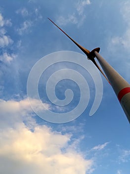 Wind power and clouds