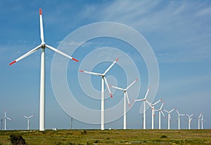 Wind power generation photo