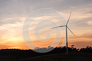 Wind power generation,Wind turbines on farmland and agricultural