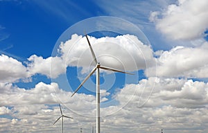 Wind power generator.