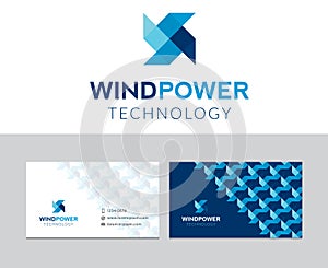 Wind power logo