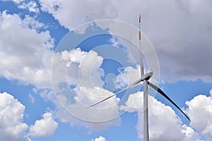 Wind power plant in Alibunar, Serbia