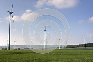 Wind power plants