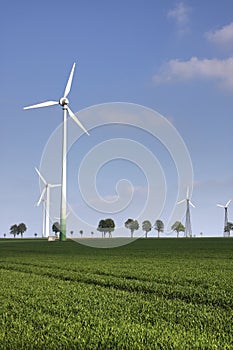 Wind power plants