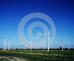 Wind power stations