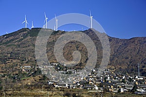 Wind Power and village