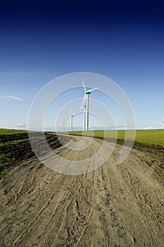 Wind powered electrical power source