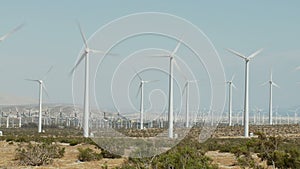 Wind Powered Turbines / Windmills - Time Lapse - Clip 7