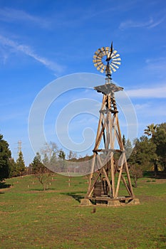 Wind powered water pump