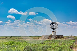 Wind pump on Freestate farm in South Africa