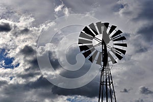 Wind pump for well water