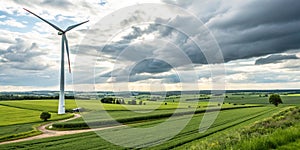 Wind renewable energy for planet saving