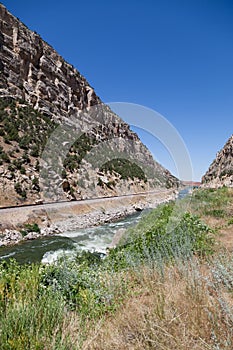 Wind River Canyon and Bighorn River