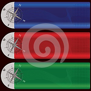 Wind rose banners