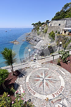 Wind Rose in Bogliasco