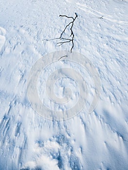 Wind snow pattern background