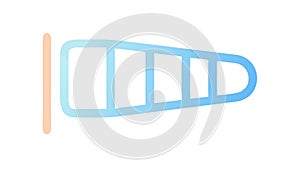 Wind Sock Indicator Icon, Airflow and Wind Direction, vector design Generative AI