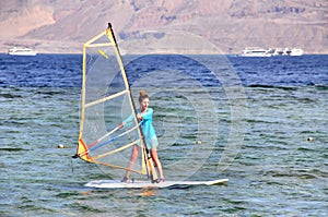 Wind Surfer Girl