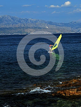 Wind Surfing in Croatia Adriati Sea