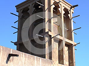 Wind tower in Old Dubai