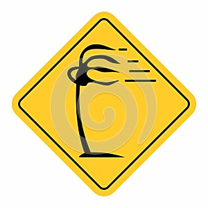 Wind traffic sign