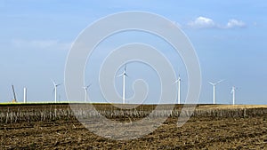 Wind turbine 2, in fields at Alibunar, Banat, Serbia