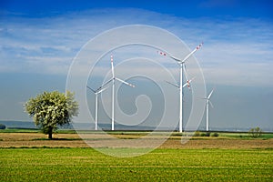 Wind turbine.