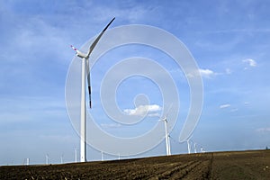 Wind turbine 5, in fields at Alibunar, Banat, Serbia