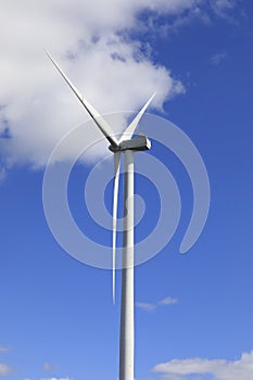 Wind Turbine against Sky