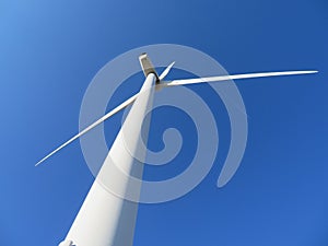 Wind turbine clean energy air large blades mill height electricity photo