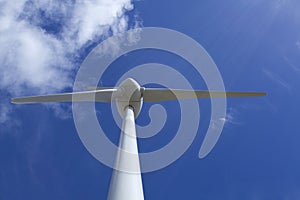 Wind Turbine Close Up