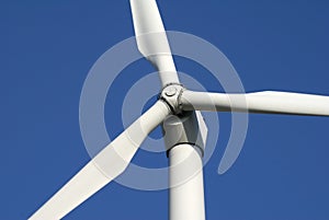 Wind turbine close-up