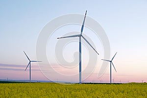 Wind turbine energy generator. Gree energy power photo