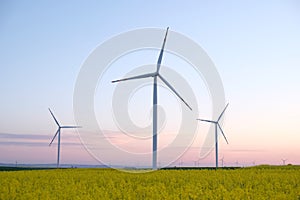 Wind turbine energy generator. Gree energy power photo
